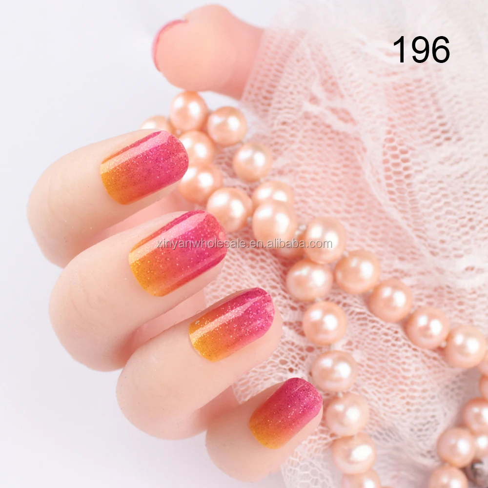 B181-196 Full Cover Nail Decals DIY Self-Adhesive Sticker Fancy Rainbow Multiple Colors Changing Gradual Shinny Glitter Powder
B181-196 Full Cover Nail Decals DIY Self-Adhesive Sticker Fancy Rainbow Multiple Colors Changing Gradual Shinny Glitter Powder