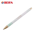 Metal Pen Ballpoint Pen Beifa Brand PKB80004 Printed Pattern Retractable Metal Aluminum Ballpoint Pen Without Clip