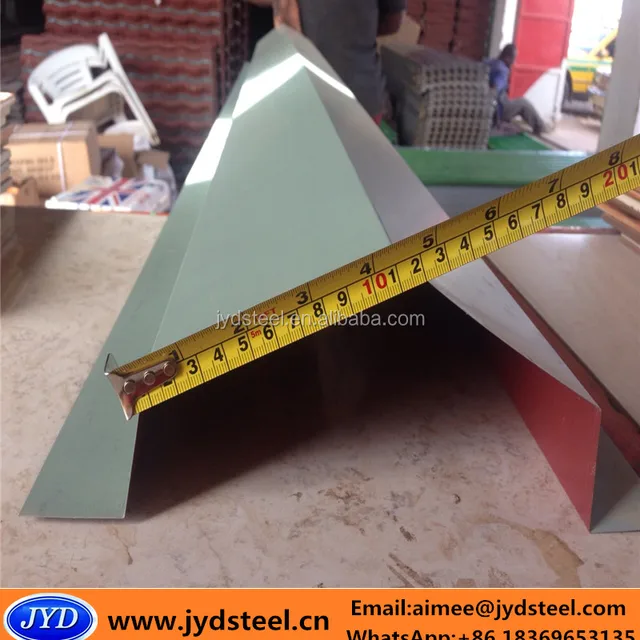 ral color ridge cap tile/ridge angle for roofing tile in