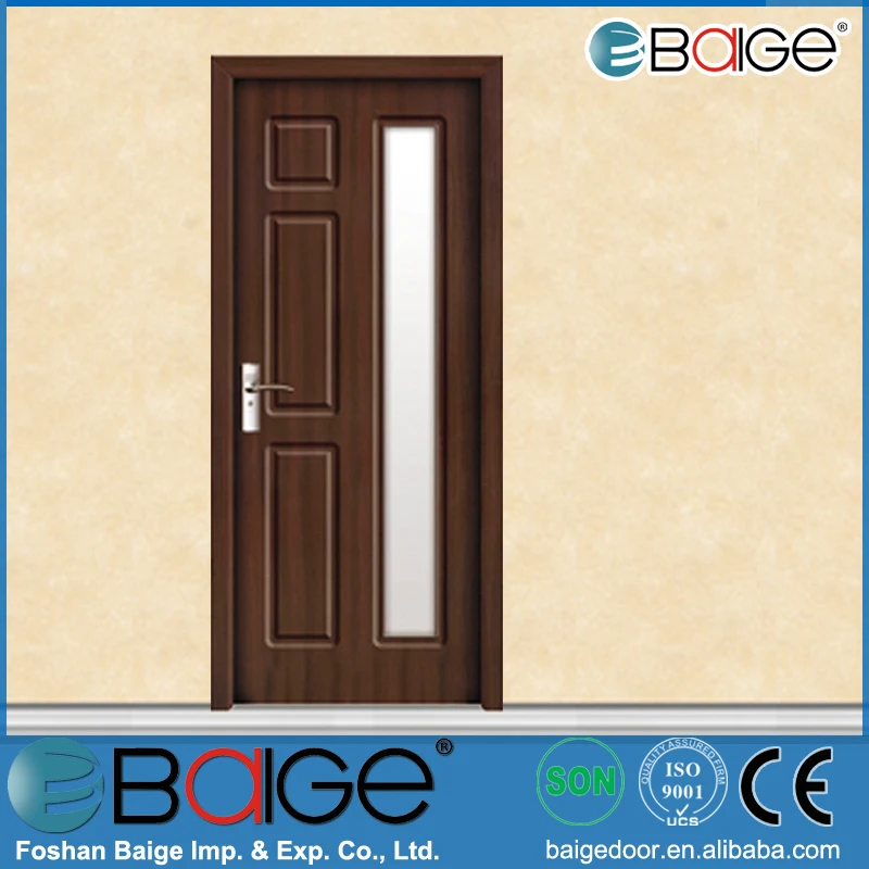 Bg P9077 Pvc Bathroom Door Retractable Interior Doors Cheap