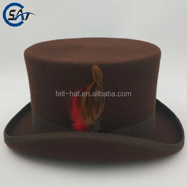 top hat brown side