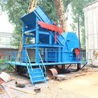 waste metal recycling machine in crusher for used car