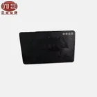 Black color metal plate etching metal stainless steel business card with matte surface