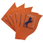 Custom horse design pvc rubber patch for garment