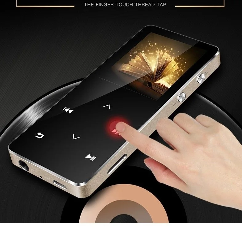 GERUIDA NEW MP3 Bluetooth MP4 Portable Video Player 8GB Metal Music Player With Voice Recorder Support TF Video FM Watch Picture (1)