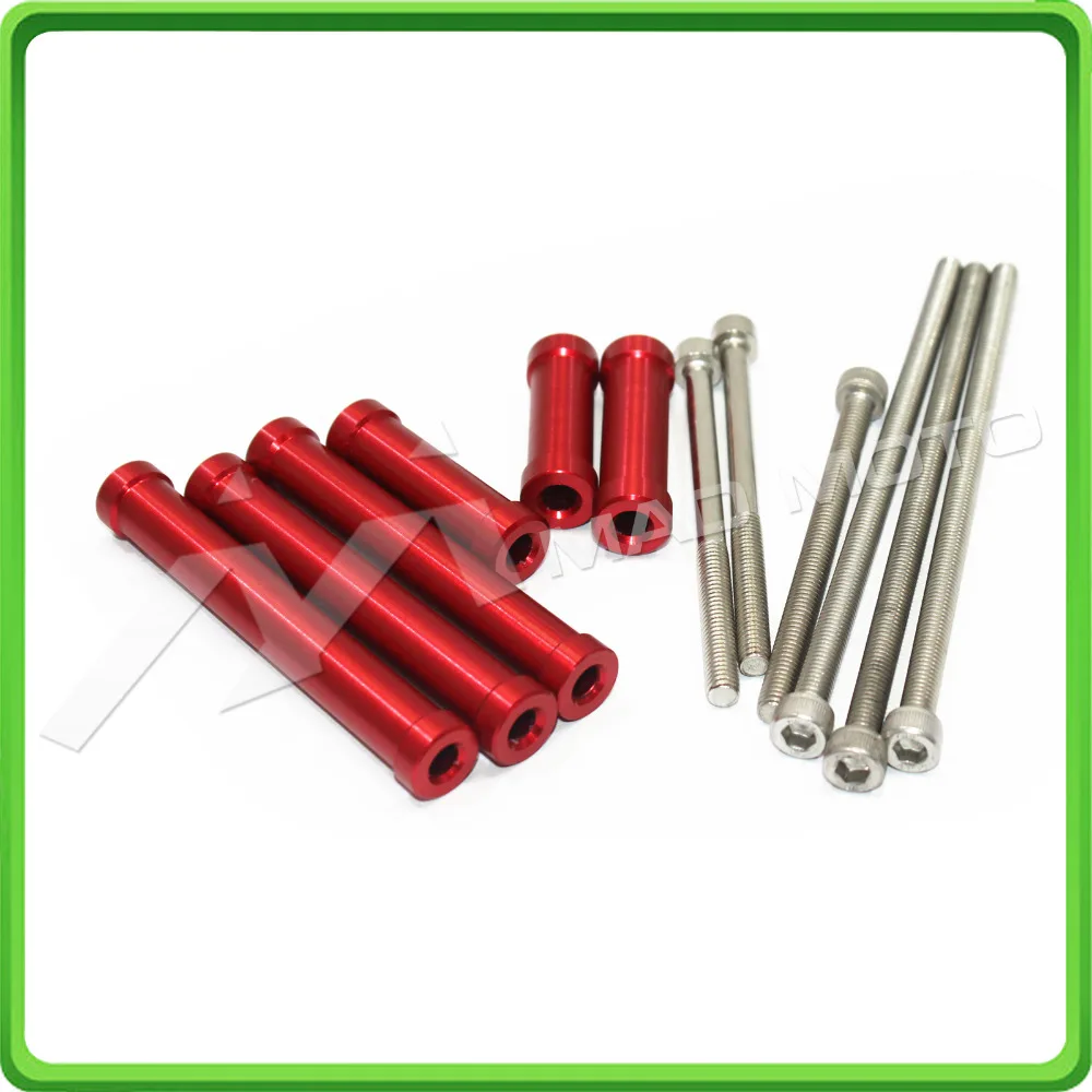 Motorcycle Engine Cover Protector Protection Set For Honda Grom MSX125 MSX 125SF 2013 2014 2015 2016 Red (12)