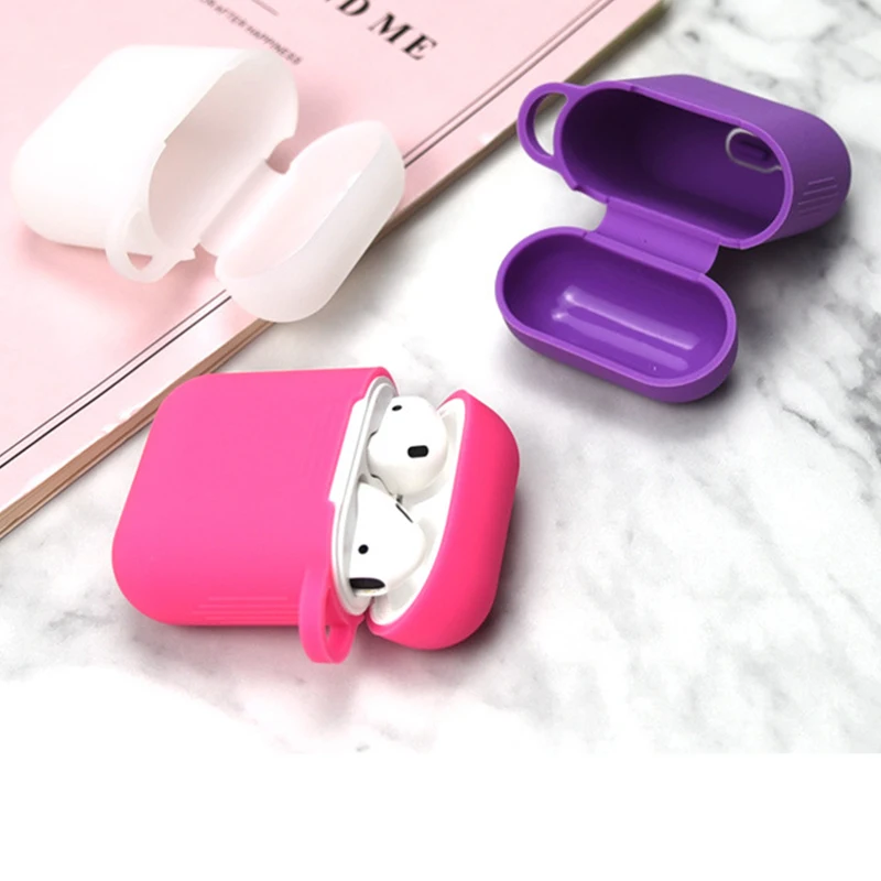 BOORUI colorful for Air pods silicone case Shock Proof Soft Protective Covers for apple earphones with Hooks hole, Black,white,orange,red,blue
BOORUI colorful for Air pods silicone case Shock Proof Soft Protective Covers for apple earphones with Hooks hole, Black,white,orange,red,blue