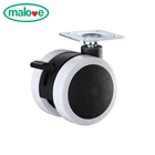 High quality PP PU Nylon Silent cabinet caster wheel