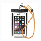 Wholesale Transparent IPX8 Waterproof Running Cell Phone Case Bag Floating Outdoor Beach Swimming