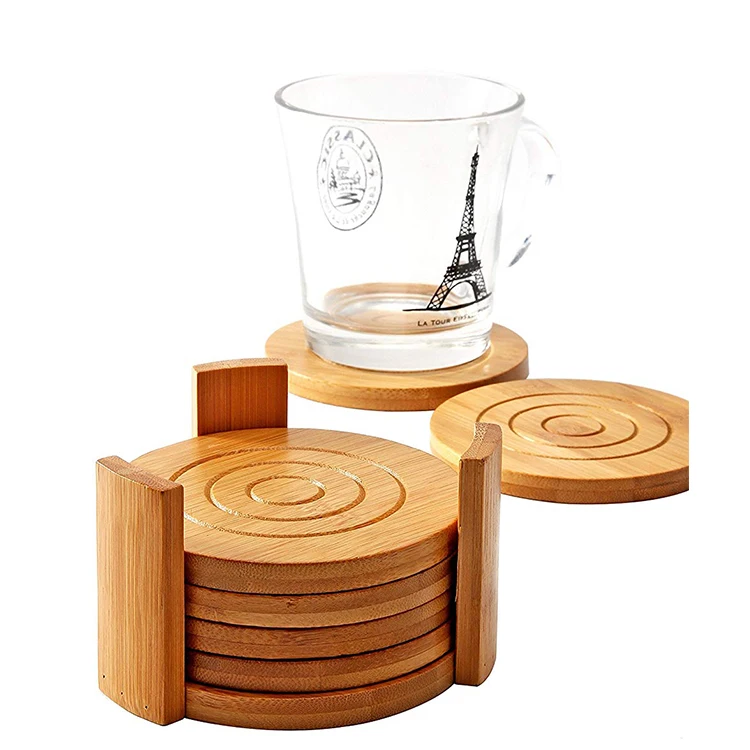High Quality Mini Round Corrugated Household Non-Slip 100% Natural Degradable Bamboo Wood Beer Cup Coaster, Customized color
High Quality Mini Round Corrugated Household Non-Slip 100% Natural Degradable Bamboo Wood Beer Cup Coaster, Customized color