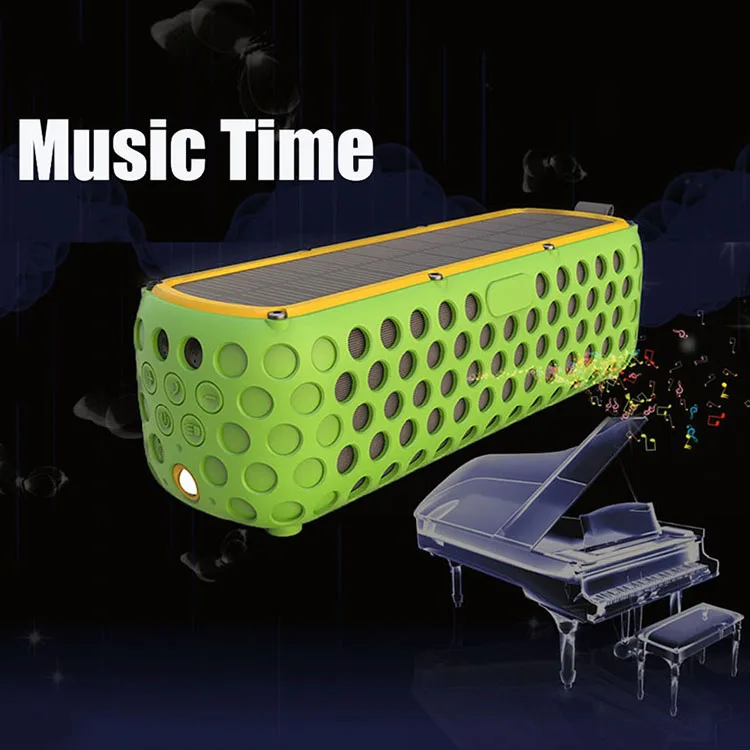2019 New Solar outdoors portable wireless speaker IPX5 waterproof - ANKUX.COM