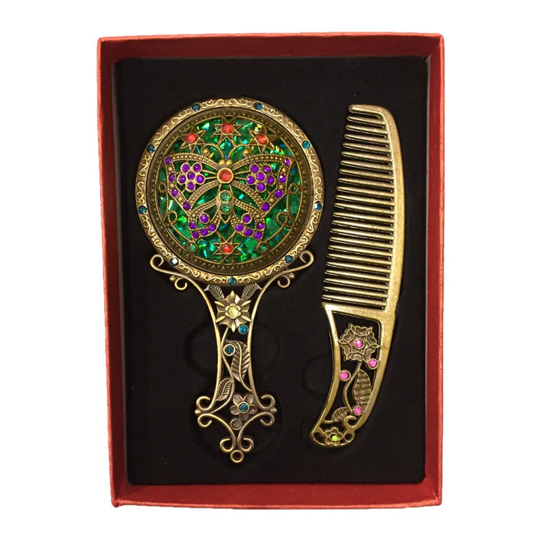 Handle Cosmetic Decorative Comb Mirror Set.jpg