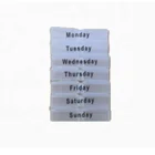 Plastic Travel Pill Box / Letter Seven Days Portable Pill Box / Pocket Separate Letter Pill Box