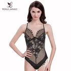 Sexy Body Wear Shape Black Sexy Lace Lingerie Female Bodysuit