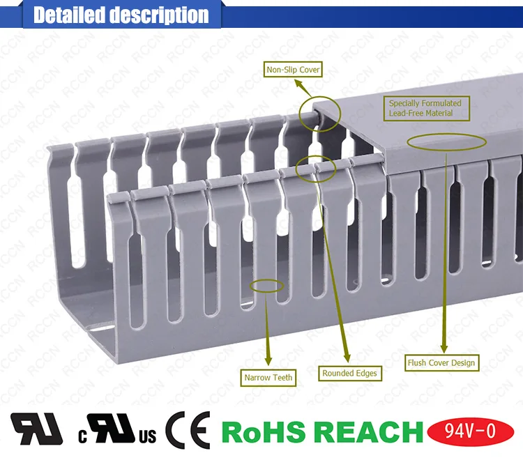 Rccn Cable Trunking,Flexible Wiring Duct, View Wire Duct, RCCN Product ...