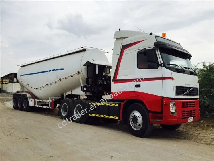 our cement bulker with Volvo truck in UAE