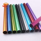 Distributors pipe anodized extruded profile color painting supply anodized aluminium tube stockists