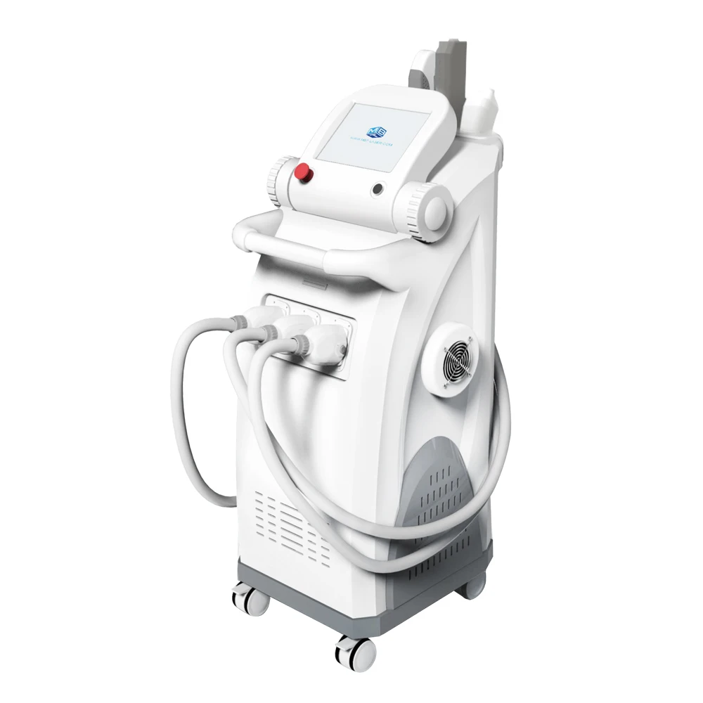 3 in 1 Multifunctional Nd Yag Laser IPL SHR Hair Removal Machine / IPL RF Nd Yag Laser Hair Removal Machine
3 in 1 Multifunctional Nd Yag Laser IPL SHR Hair Removal Machine / IPL RF Nd Yag Laser Hair Removal Machine