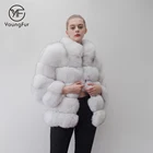 Women's Luxury Real fox fur coats Best selling Natural fox fur jacket