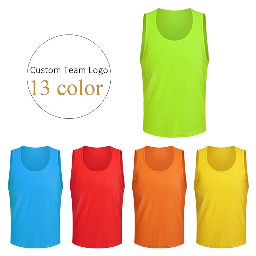 Wholesale High Quality Soccer Vest OEM Training Bibs Sports Jersey Vest, 13 colors
Wholesale High Quality Soccer Vest OEM Training Bibs Sports Jersey Vest, 13 colors
