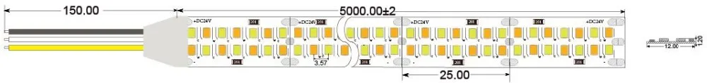 high cri 2216 flex led ribbon