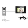7" tft lcd color video door phone intercom keyless entry system installation access control system security