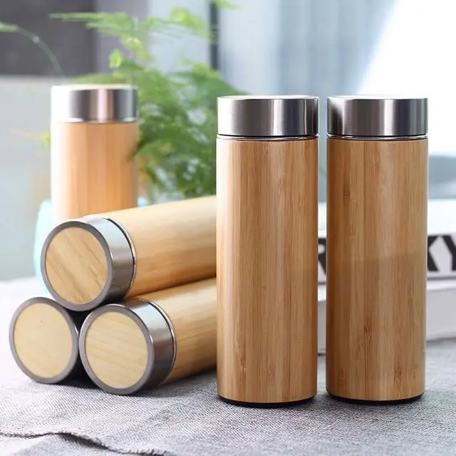 Eco-Friendly Stainless Steel Vacuum Lid with Filter Bamboo Water Bottle, Blue green pink and customized pantone
Eco-Friendly Stainless Steel Vacuum Lid with Filter Bamboo Water Bottle, Blue green pink and customized pantone