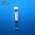 Laboratory Measuring 10ml Plastic Test Tube with Screw Cap