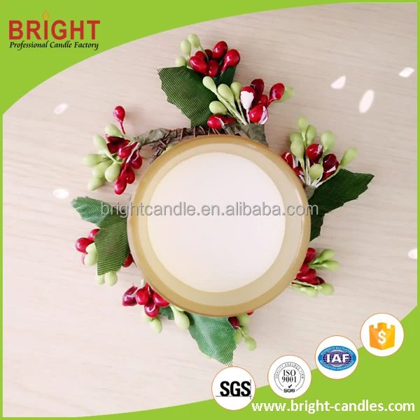 newest luxury gift soy wax chrstmas decoration scented candle in