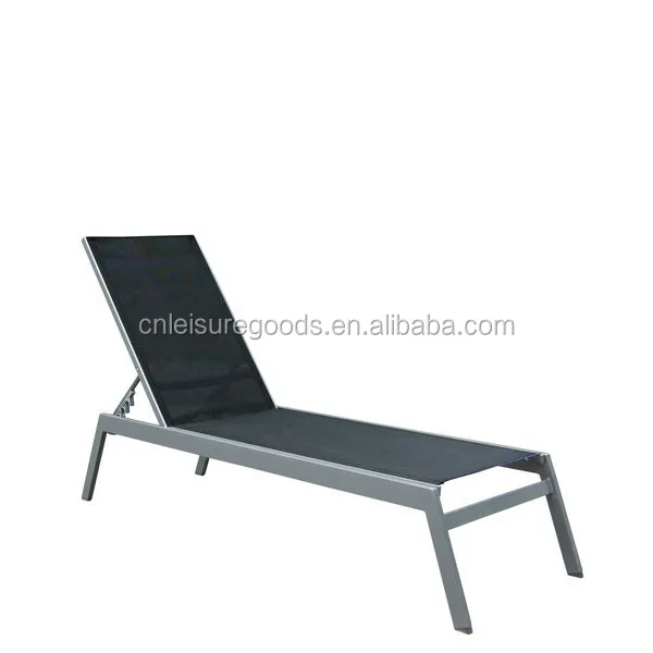 Uplion new design outdoor poolside sling metal sunbed