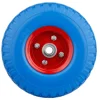 PU Wheel 3.00-4 Sack Truck Wheel Rubber Wheel Solid Rubber Tyre Universal Wheelbarrow Tyre PU on Steel Rim Black
