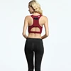 Manufacturers Supply Free Sample Sexy Women Yoga crop Top Fitness Running Sports Bra With Phone Pocket