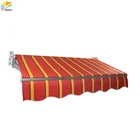 flexible aluminum folding patio balcony awnings canopy/rain sun shade