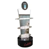 free standing acrylic cosmetic display stand/makeup shop fitting/professional makeup display stands