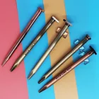 China alibaba Wholesale new stationery tool shape pen promotional OEM custom logo nail shape ballpoint pen