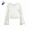 New Style Floral Embroidery Bridal Bolero Blouse