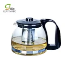 Wholesale Glass Teapot With Stainless Steel Infuser