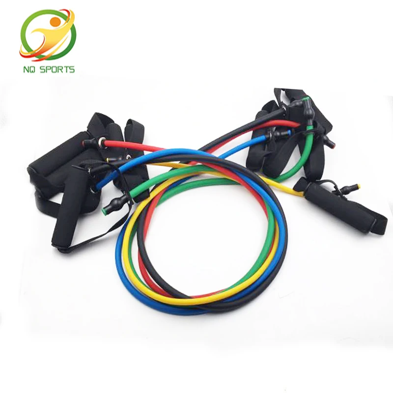 Home Exercise Gym Equipment Custom Logo 11pcs Latex Resistance Tube Band With Foam Handles Or Ankle Strap, Can be customized
Home Exercise Gym Equipment Custom Logo 11pcs Latex Resistance Tube Band With Foam Handles Or Ankle Strap, Can be customized