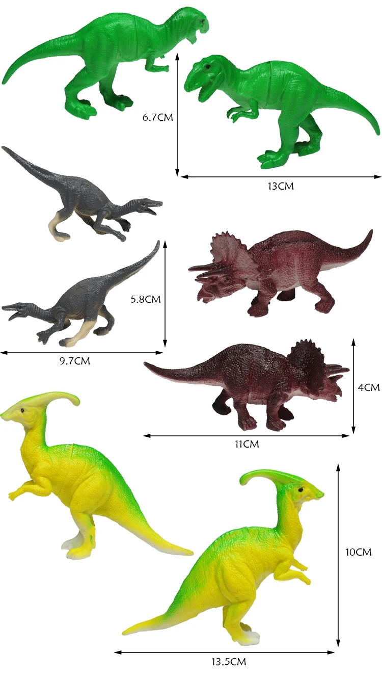 FAS011783(5) plastic dinosaur model