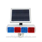 Low-power solar signal blinking lamp/led flashing traffic signal light