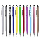 Free customize logo Metal Touch Pen Aluminum Ballpoint Pen Stylus Pen