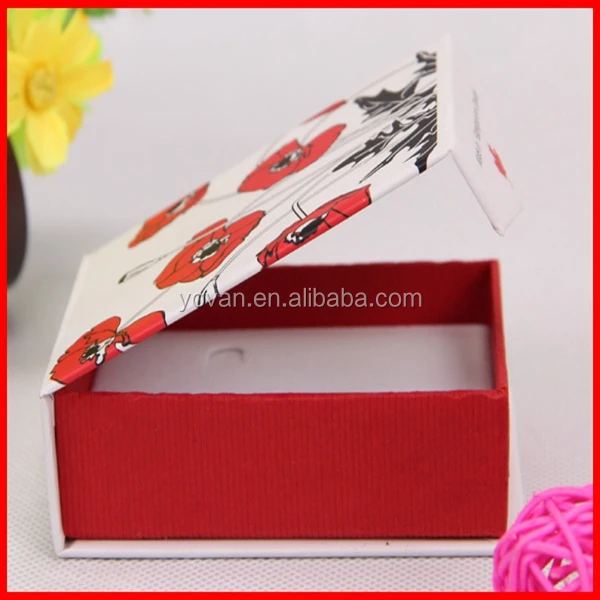custom elaborate luxury pink cardboard empty jewelry gift