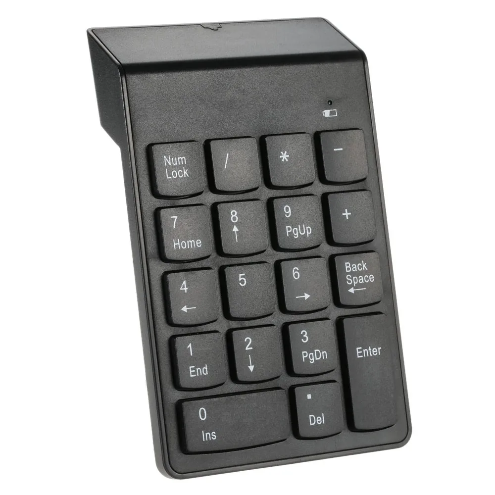 

Bluetooth 3.0 Numeric Digital Keyboard Keypad Wireless Keyboard Number Pad 18 Keys Mini Keyboards for Laptop Tablet Smartphone