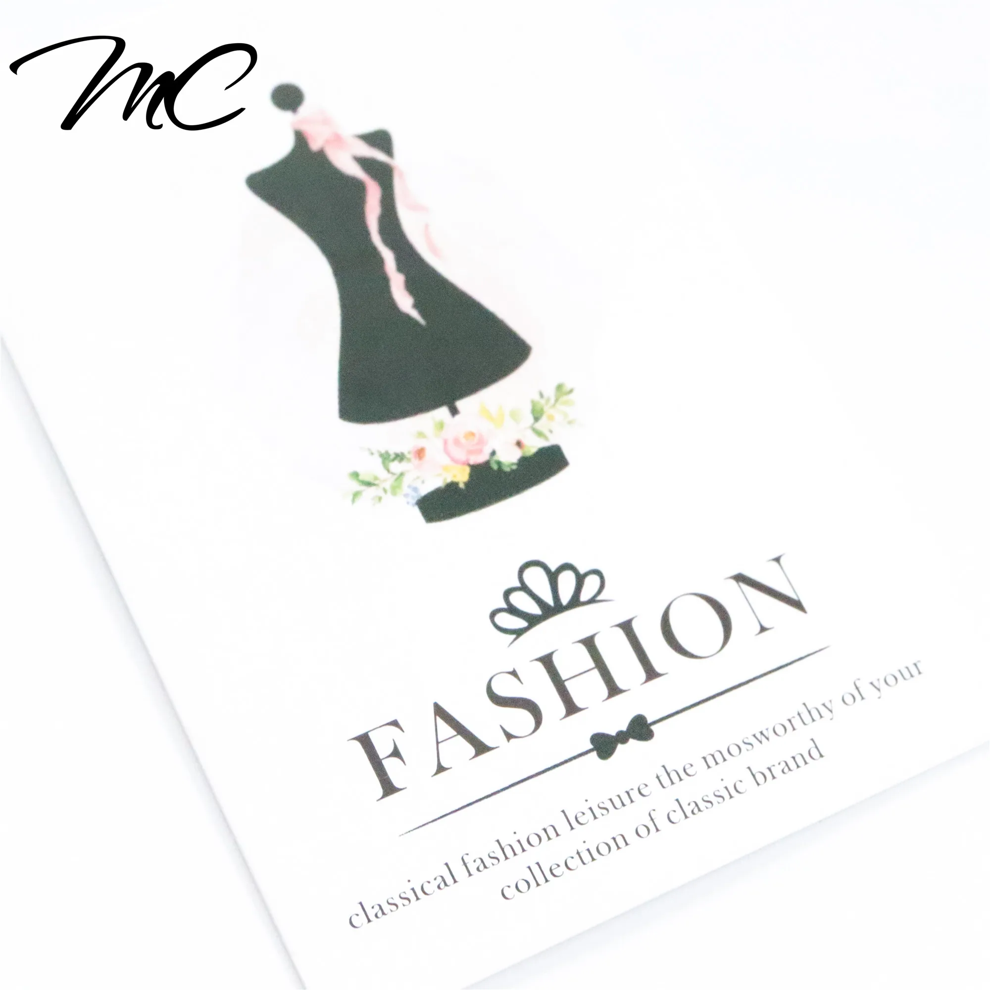 Clothing tags with custom pattern personalise cardboard hang tag for ladies skirt suit dress, Customized color
Clothing tags with custom pattern personalise cardboard hang tag for ladies skirt suit dress, Customized color