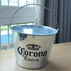 Cheap stainless steel metal ice buckets