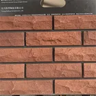 Esterno rivestimento Della Parete decorazione di mattoni di argilla, arte rosso mattone