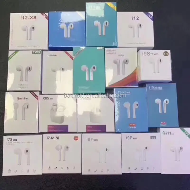 [i12 Jerry Model] i12 Wireless Earphones Jerry Scheme TWS 5.0 Headphone Bluetooth i7s tws i8x i9s i10s i11 i100 for apple - ANKUX.COM