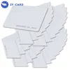 white plain PVC Common Smart Card with Raised Code