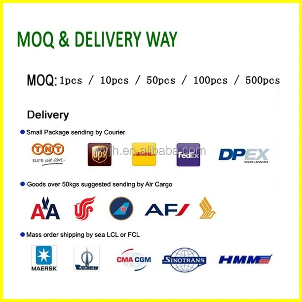 delivery & moq 
