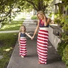 mommy and me dress memorial day stripe and stars maxi dress RTS 4th of july cloth for girls